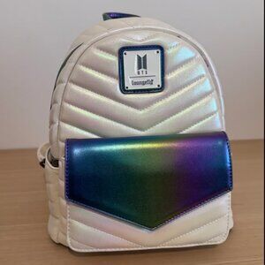 Funko Pop! By Loungefly BTS Iridescent Quilted Mini Backpack